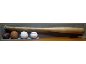 Historic Baseball on a Fence