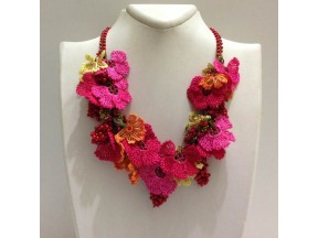 OYA Turkish Crochet Lace - CROCHET FLOWER JEWELRY