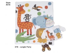 Jungle Party - Blankets, Sweaters, Hats and Booties