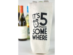 5 O'CLOCK | WINE TOTE