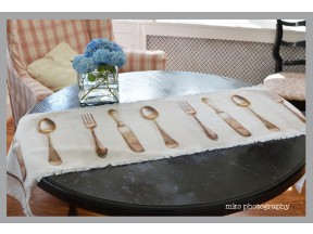 Fork, Knife, and Spoon Table Runner