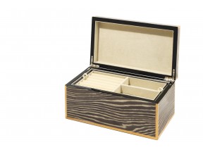 Zebra Lacquer Jewelry Box