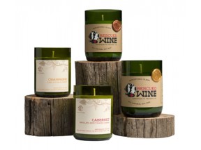Rescued Wine Candles