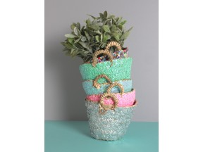 Mini Pom Pom & Sequin Baskets
