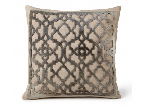 Lattice Laser Hair On Hide Cushion