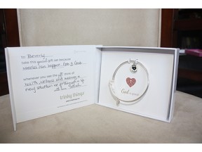 Religious - "God is good" - all-in-one Personalized Bangle Set