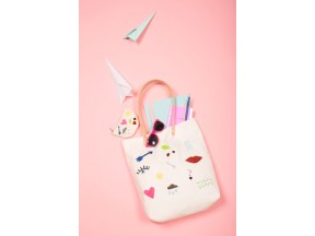 Icon print purses and tote bags