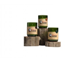 Rescued Wine Candles