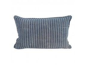 Hakuro indigo block printed pillow