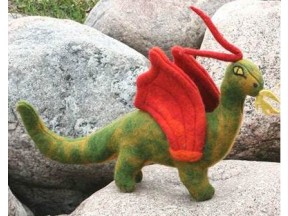 Hand Made Fair Trade Stuffed Dragon from Nepal