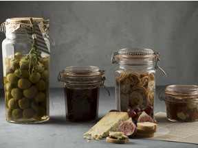 Kilner Facetted Clip Top Jars