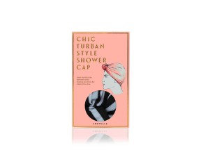 DAHLIA shower cap in Monochrome Stripe by LOUVELLE
