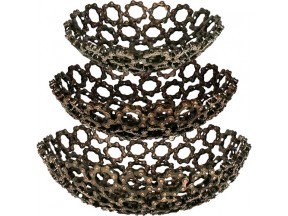 Recycled Bicycle Chain Bowl