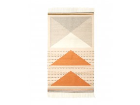 The Wild Geese Rug in Peach