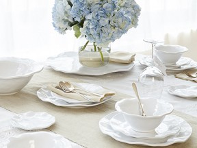 Ruffle in Luxe White