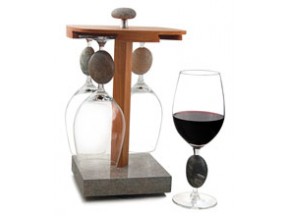 Stone Wine Glass Display/Holder