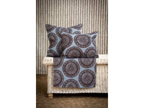 Ivory Disk (chocolate on duck egg blue and lattee on fuchsia)