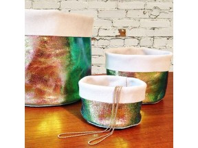 Open Leather Table Baskets | Catchalls