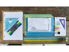 the doodle pencil case, with wash-out pens