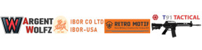 ARGENT WOLFZ LLC, IBOR-USA, RETRO-MOTIF, T91 TACTICAL