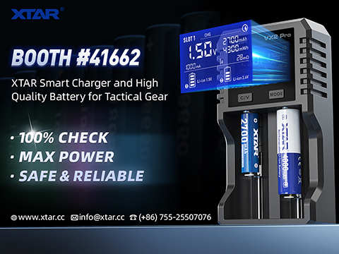 VX2 Pro Charger and Rechargeable Lithium Battery