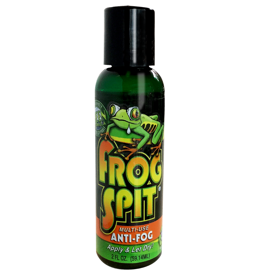 Big 2 oz Bottle of Frog Spit | Ultimate Anti-Fog for Clear Vision