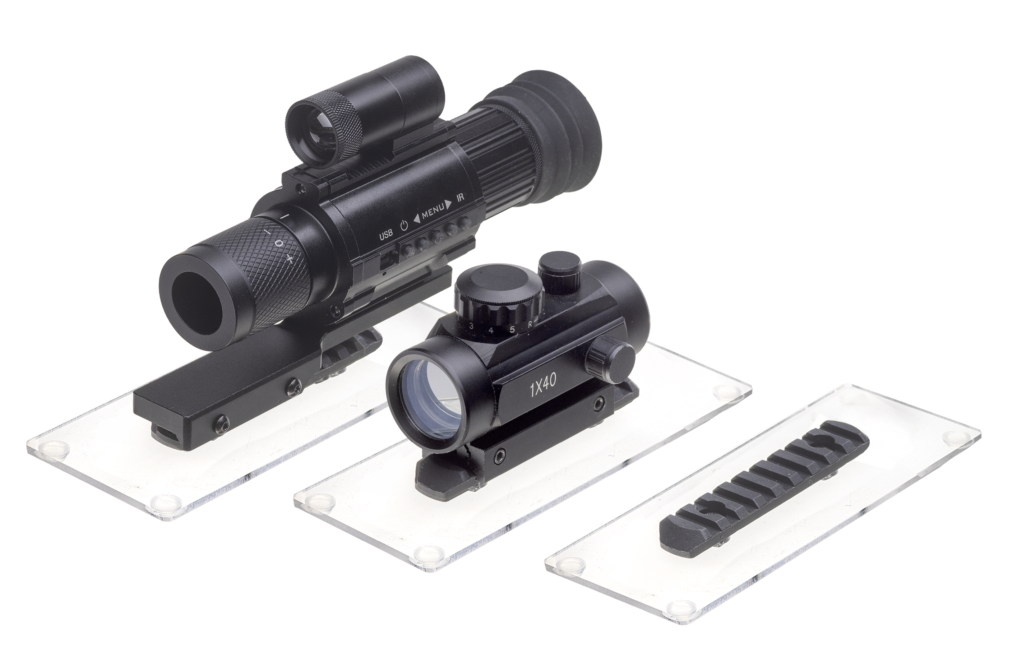 Picatinny Rail Scope Display