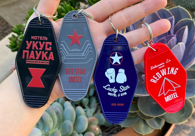 Marvel Character Motel Keychains