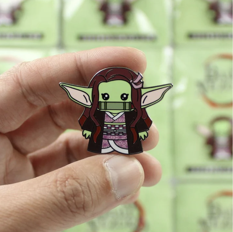 Baby Nezuko Enamel Pin