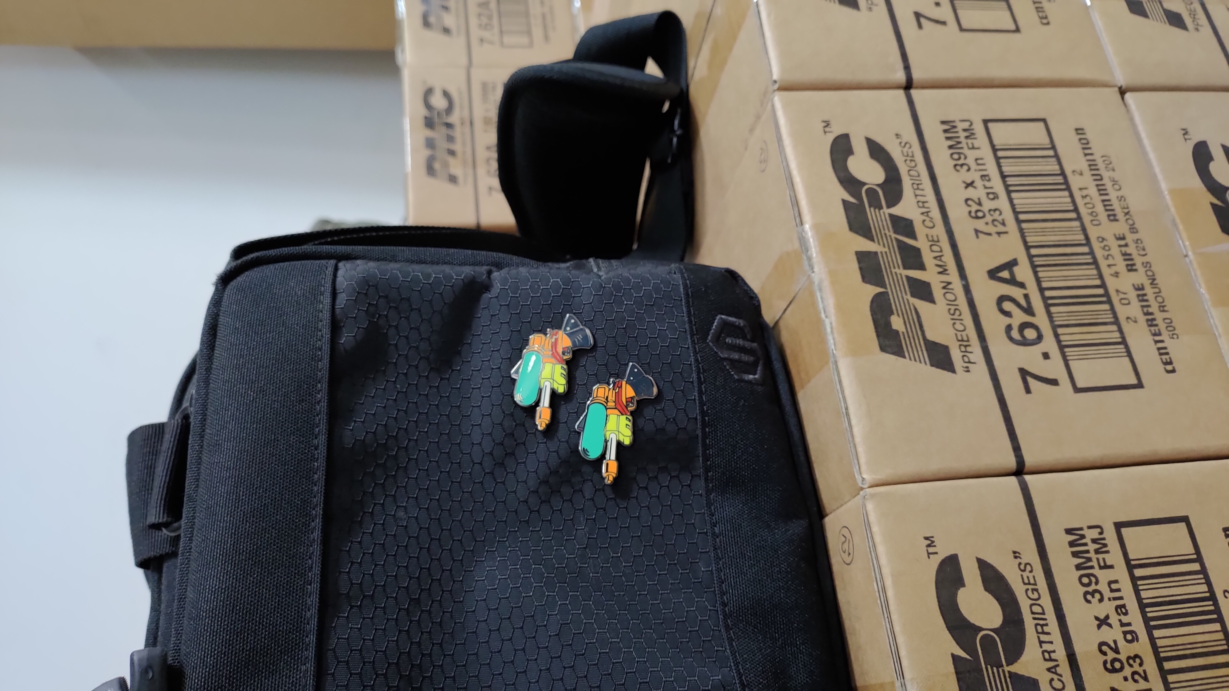 Compliant Blaster Enamel Pin