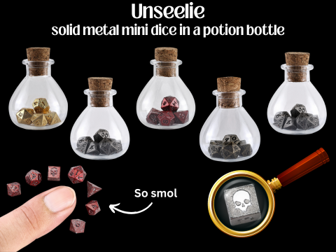 Unseelie Mini Metal Dice Sets