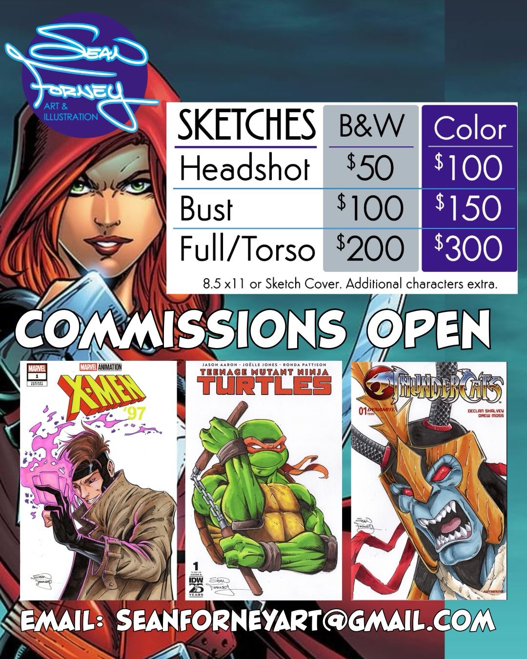Commissions/Sketches